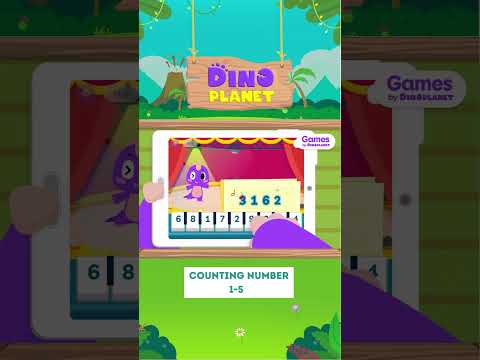 ✌️️🎹 Counting 1 to 5: Piano game | DINO Cartoon, Songs for Kids - DINO Planet. #shorts