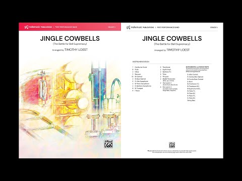 Jingle Cowbells, arr. Timothy Loest – Score & Sound