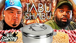 We Thought We Knew Japanese Hot Pot Until We Tried Tabu Shabu! | We Starving