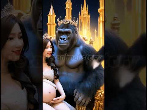 Gentle gorilla journey#viralshort #trendingshort #happy #gorilla #animallover#pregnentwomen