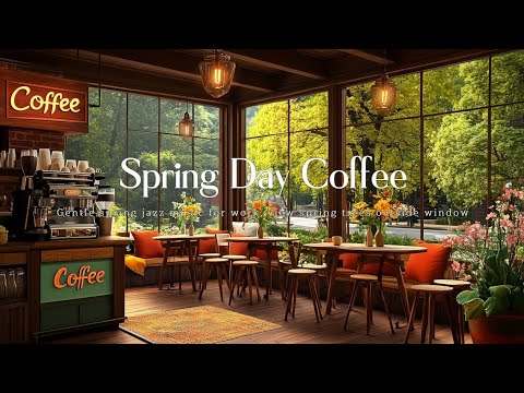 Gentle Jazz Music for Coffee Shop Spring Time Relaxing Background Sounds for Work