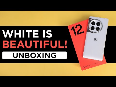 OnePlus 12 Glacial White Unboxing and First Look | The Best Colour of the Lot 🔥