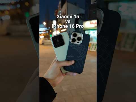 Xiaomi 15 vs iPhone 16 Pro Low Light Zoom Test!