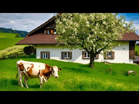 Switzerland Countryside Life🇨🇭Walking in A Fruits paradise📍Altnau , SWITZERLAND