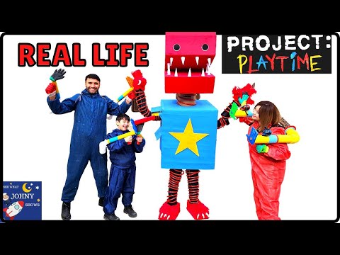 Project Playtime In Real Life Johny Shows We Meet Boxy Boo In REAL LIFE