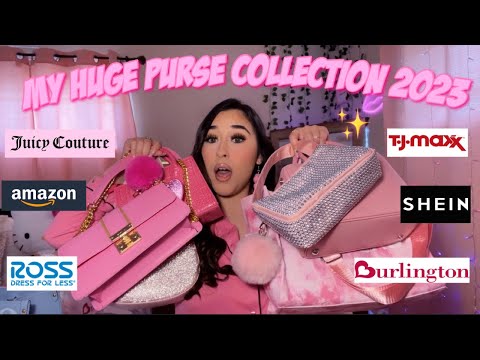 MY PURSE COLLECTION 2023 | cute & girly affordable bags + links!!