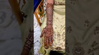 #shorts #short Bridal Mehndi Design For Front Hand by Tais Henna