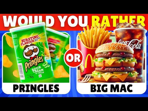 Would You Rather? Snacks & Junk Food Edition 🍔🍟