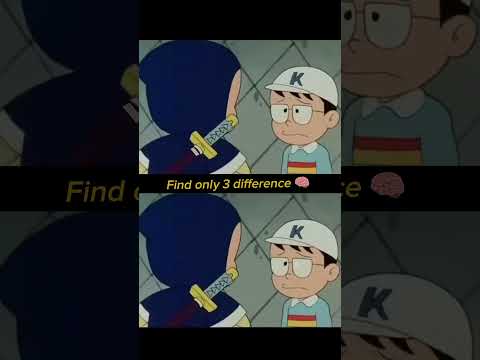 Find the 2 difference?#nobita#itachi#ytshorts#viralshort#anime#trending#naruto#gojo#ytshortsindia#ff