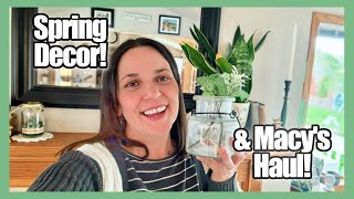 SPRING-INTO-SUMMER COTTAGE/FARMHOUSE DECOR IDEAS Using THRIFT FINDS! & A MACY'S SHOPPING HAUL!