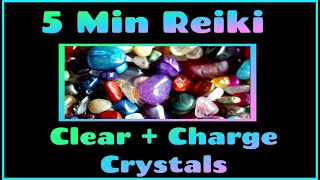 Reiki l Clearing + Charging Crystals + Stones l 5 Minute Sessions l Healing Hands Series 🔮🔮🔮