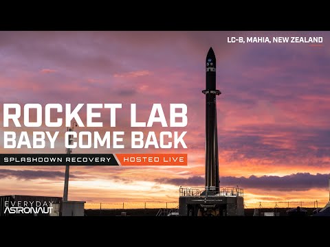 Watch Rocket Lab attempt to recover a rocket to reuse it! #babycomeback