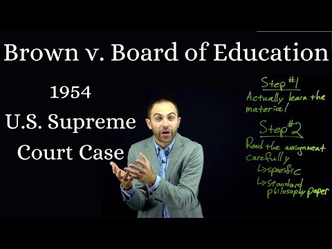 The Details of Brown v Board of Ed - - US Supreme Court