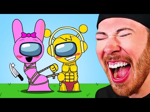 I Found The FUNNIEST Animations on Youtube! (Sprunki Among Us Animations)