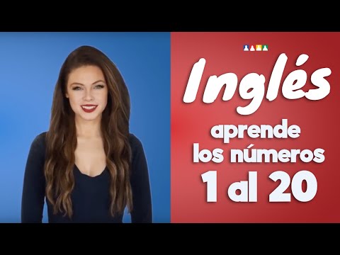 Aprende numeros en ingles | Números en inglés del 1 al 20