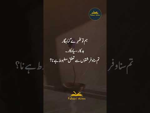 Ham tu Tehray Gunahgar Badkar | Impressive Golden Words | Sunehri baten | #shorts #kahaaniwrites