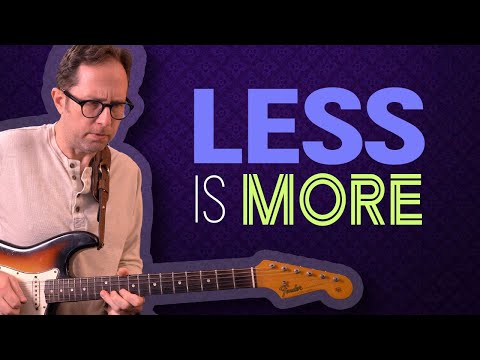 Less is more! It's ok to keep your guitar solos simple. Guitar Lesson EP563