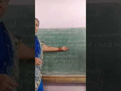 short video #basic learning #modals#use of would