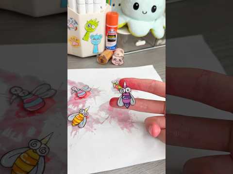 🦟Mini diy smashing mosquitoes!? #papercraft #cutecrafts #minicraft #diy #diycrafts #crafts #craft