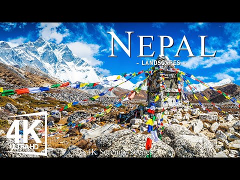 Nepal 4K - Lush Forests, Hidden Waterfalls & Tranquil Piano Melodies | Beautiful Nature