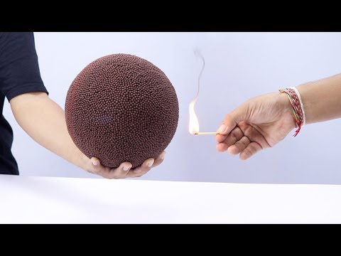 Matches Ball vs Aquarium First Meet DIY Experiment