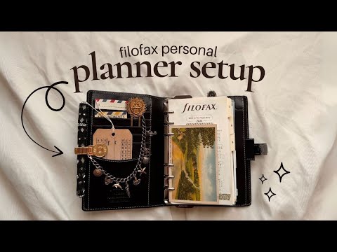 planner setup & tour ✨ personal filofax edition