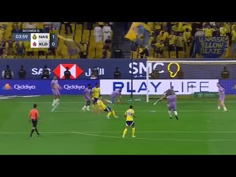 هدف رونالدو اليوم | هدف النصر اليوم | النصر و الخلود 3-1 | أبرز اللقطات | دوري روشن السعودي 2024-25