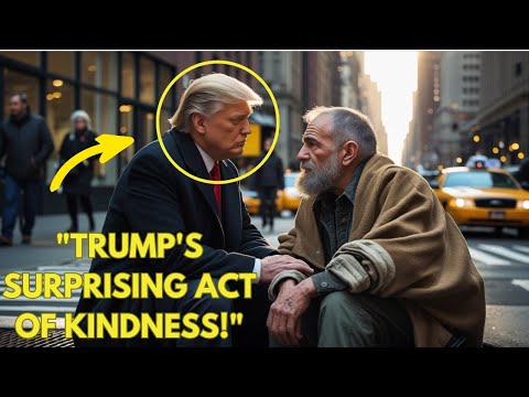 Trump Notices a Homeless Veteran. What He Does Next Surprises Everyone!