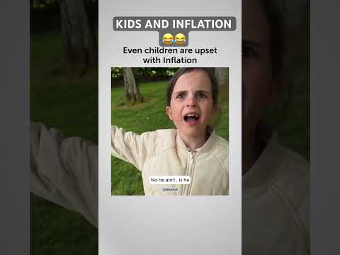 Even Children are mad about inflation! 😂🤑 #inflation #kidsvideo #finance #creditcoachq