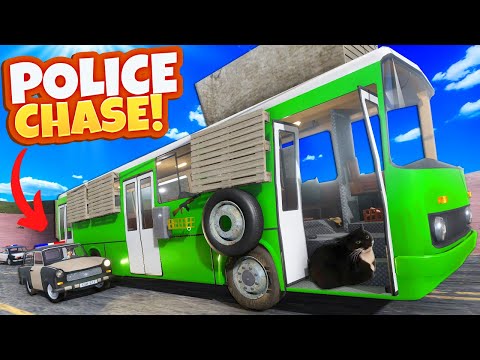 The Police Are Trying To DESTROY My Bus in The Long Drive Mods!