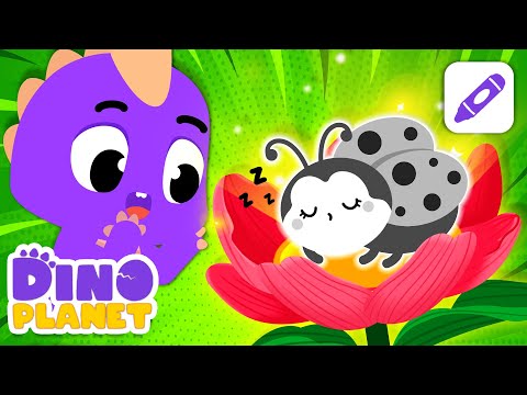 How to draw a Funny Bug | 🖍️🎨 Draw easy to follow | DINO Cartoon, Songs for kids - DINO Planet