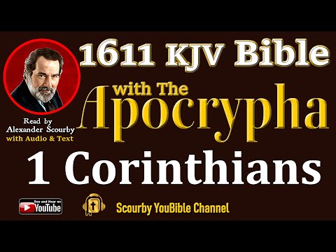 60 ~ New | 1 CORINTHIANS KJV  | Audio and Text | by Alexander Scourby | God is Love and Truth.