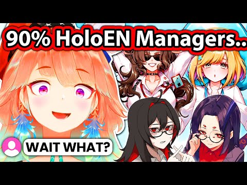 Kiara Revealed IRL Fact About HoloEN Managers 【Hololive】