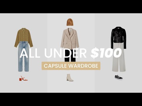 FALL/WINTER ESSENTIALS UNDER $100 | How to Build a Budget Capsule Wardrobe