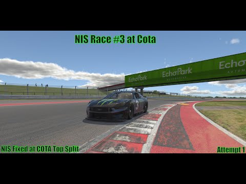 NIS Race #3 at Cota Top Split.  Road to 5K Sports car rating