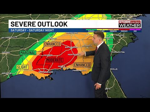 High-end severe weather threat Saturday - STORMtracker Alert Day