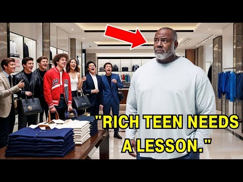 Rich Teen Humiliates Older Black Man, Freezes When He Buys Out the Entire Store