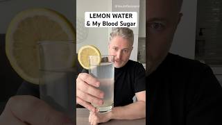 Lemon water and my blood sugar. #glucose #bloodsugar #insulinresistant1 #lemonwater