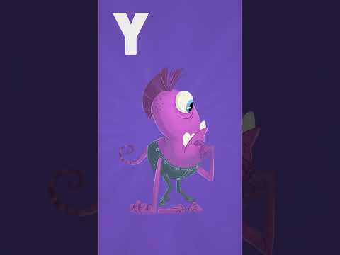 Learn the Alphabet with Maggie's Monster ABCs book! Learn the ABCs! Part 6 X - Z #abcs #abcd #shorts