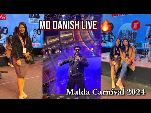 Md Danish Live at Malda Carnival 2024 first dat 😍 Christmas Celebration in Malda 🎄