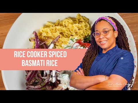 Flavor-Packed Spiced Basmati Rice – Easy Rice Cooker Recipe!