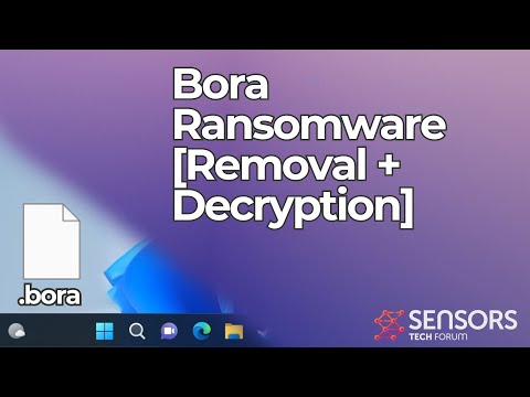 Bora Virus Ransomware [.BORA Files] Decrypt + Remove It [Guide]