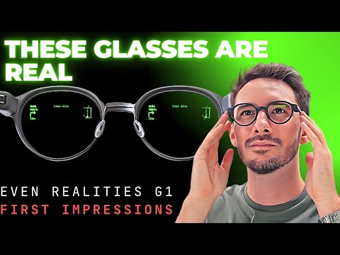 Even Realities G1 Smart Glasses: Unboxing & First Impressions