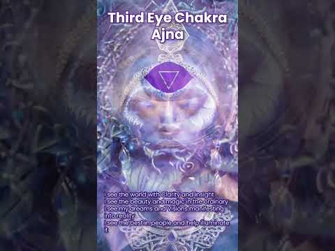 Third Eye (Ajna) Chakra Affirmations @CozyCycles ✨❤️🙏 Light & Love 🙏❤️✨