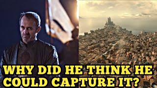 Why did Stannis try to capture King's Landing when it's obvious he couldn't hold it?