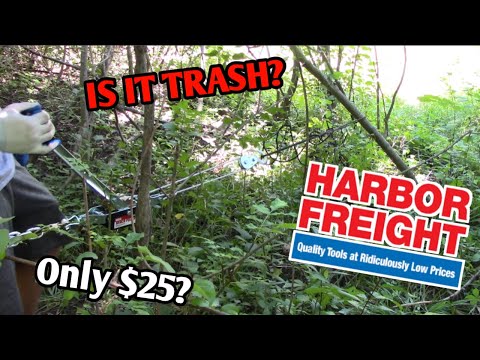 Harbor Freight Haul Master 2 Ton Cable Winch Puller (Come-Along) Unboxing and Review