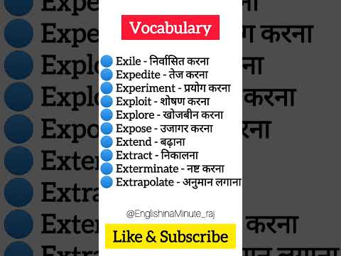 Daily Use English Vocabulary | spoken english learning videos | English Speaking Practice #shorts