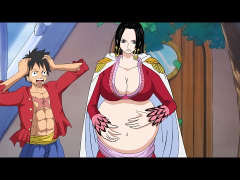 Boa Hancock manipulates Luffy and gets pregnant by the Pirate King in One Piece