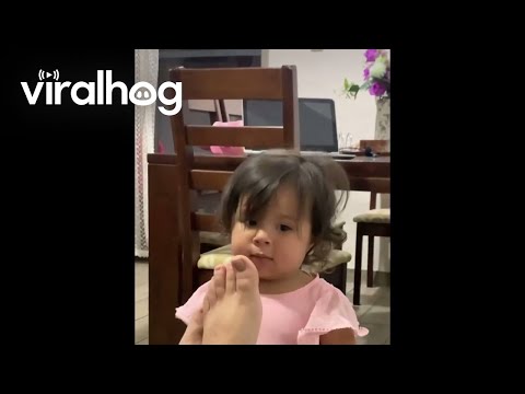 Toddler Reacts To Smelly Foot || ViralHog