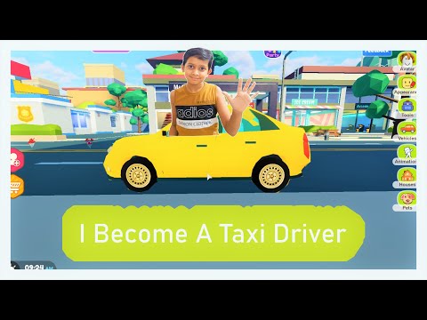 I became a taxi driver of livetopia!!! #VivaanAce #Livetopia #Taxi driver